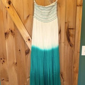 Long Strapless Dress